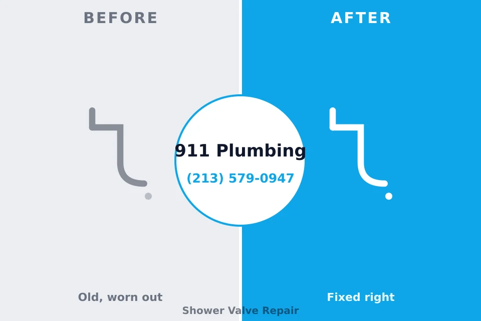 Before and after: plumbing repair North Miami Beach, FL